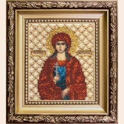 Набор для вышивания бисером ЧАРИВНА МИТЬ "Икона святой мученицы Маргариты"